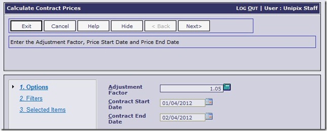 ContractPrice-Calculate